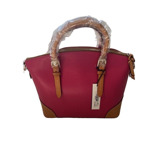 Dooney & Bourke Fuchsia Dome Satchel Bag.NWT - Picture 3 of 6